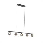 Suspension en verre noir