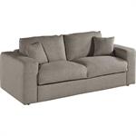Canapé 3 places convertible bouclette dasco - gris clairPIUMA
