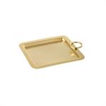 Petit plateau en métal - JOL36135 - Dore - Taille 