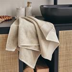 Serviette de bain en coton peigné - beige alpilles 50x100cmAZUR