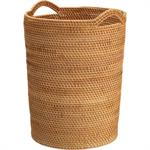 Panier à linge en rotin D40xH53cm - naturelMATERA