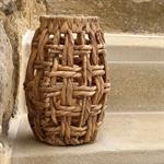 Lanterne en jacinthe d'eau H28cm - naturelMYRTOS