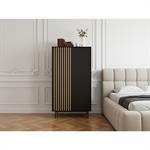 Armoire L100 2 portes CORNEILLE avec tasseaux en pin massif    BOBOCHIC