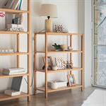 Bibliothèque 3 étagères en chêne L90xl35