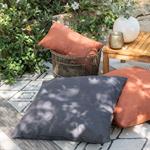 Coussin d'extérieur et intérieur déperlant - gris ardoise 70x70cmTRAYAS