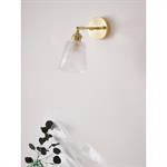 Applique métal et verre ciselé