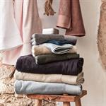 Lot de 2 serviettes invité en coton peigné - bleu calaluna 30x50cmAZUR