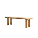 Banc d'extérieur en bois d'iroko durable de 210 cm