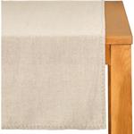 Chemin de table en lin lavé 50x150cm - naturelVINON