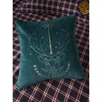 Coussin velours Collection Harry Potter vert