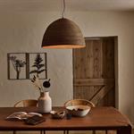 Suspension électrifiée en rotin D60cm - naturelANIA