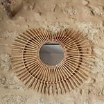 Miroir en rotin - naturel l75cmCORASO
