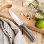 Couteau à steak en céramique - gris métalliséMETALIS
