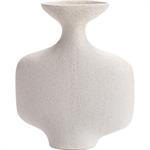 Vase contemporain en céramique H31cm - beigeOSTRAVA