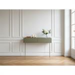 Console suspendue 2 tiroirs 100 cm ATLAS vert   BOBOCHIC