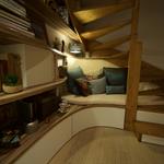 La Biblio-banquette offre des rangements