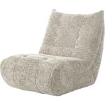 Fauteuil en tissu chenille - beige roucasSCALO