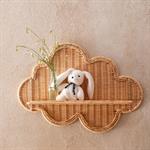 Etagère murale nuage en rotin 40x58cm - naturelCIEL
