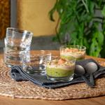 Lot de 6 verrines en cristallin D7cm - transparentAPERO