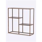 Console épurée bois et métal