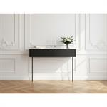 Console suspendue 2 tiroirs 100 cm ATLAS noir   BOBOCHIC