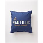 Taie d'oreiller coton - Collection Jules Verne cyan