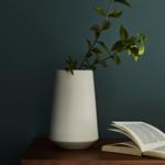 Vase classique en faïence H25cm - blanc ventouxBISEL