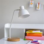 Lampe à poser électrifiée en bois et métal D41
