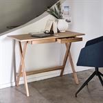 Bureau en chêne L110cm - bois clairLOSILLA