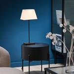 Lampe métal avec abat-jour H47cm - taupe clairSvelta