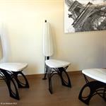 Chaise design 'Tripode' Art Nouveau