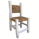 Chaise enfant bois blanc  blanc 20 x 20