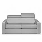 Canapé EXPRESS SIDNEY DELUXE 160 cm métal polyuréthane gris clair matelas 18 cm