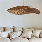 Suspension non électrifiée en rotin D100cm - naturelDENIA