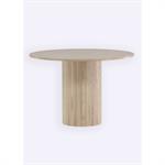 Table à manger peuplier pied cylindrique Venture Design - VEN-15596-848