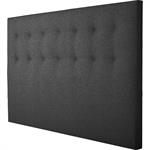 Tête de lit capitonnée en tissu L140cm - gris coutureCATALINA