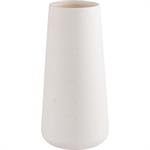 Vase classique en poudre de pierre H30cm - blancCALCIS