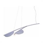 Suspension design courte lila métallisé Almendra Organic S2 - Flos