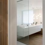 Salle de bain d'un appartement Haussmannien à Paris