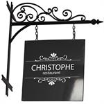 Enseigne émaillée sur potence Ardamez