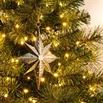 Suspension de Noël étoile métallisée H17cm - doréFRIBOURG