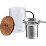 Mug infuseur en verre borosilicate 0