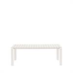 Banc de jardin en aluminium couleur argile