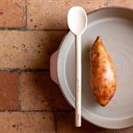 Cuillère anglaise en bois de hêtre 30cm - naturelHETRA