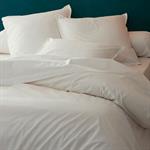 Housse de couette en percale de coton 260x240cm - blancFLORE