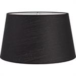 Abat-jour tambour en polycoton D40cm - noirMISTRAL