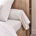 Taie de traversin en coton - blanc 43x190cmCALANQUES