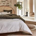 Housse de couette en percale de coton 240x220cm - gris perleMARLY