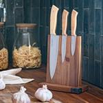 Bloc de 3 couteaux en acaciaACACIA