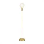 Lampadaire métal/verre opalin H145